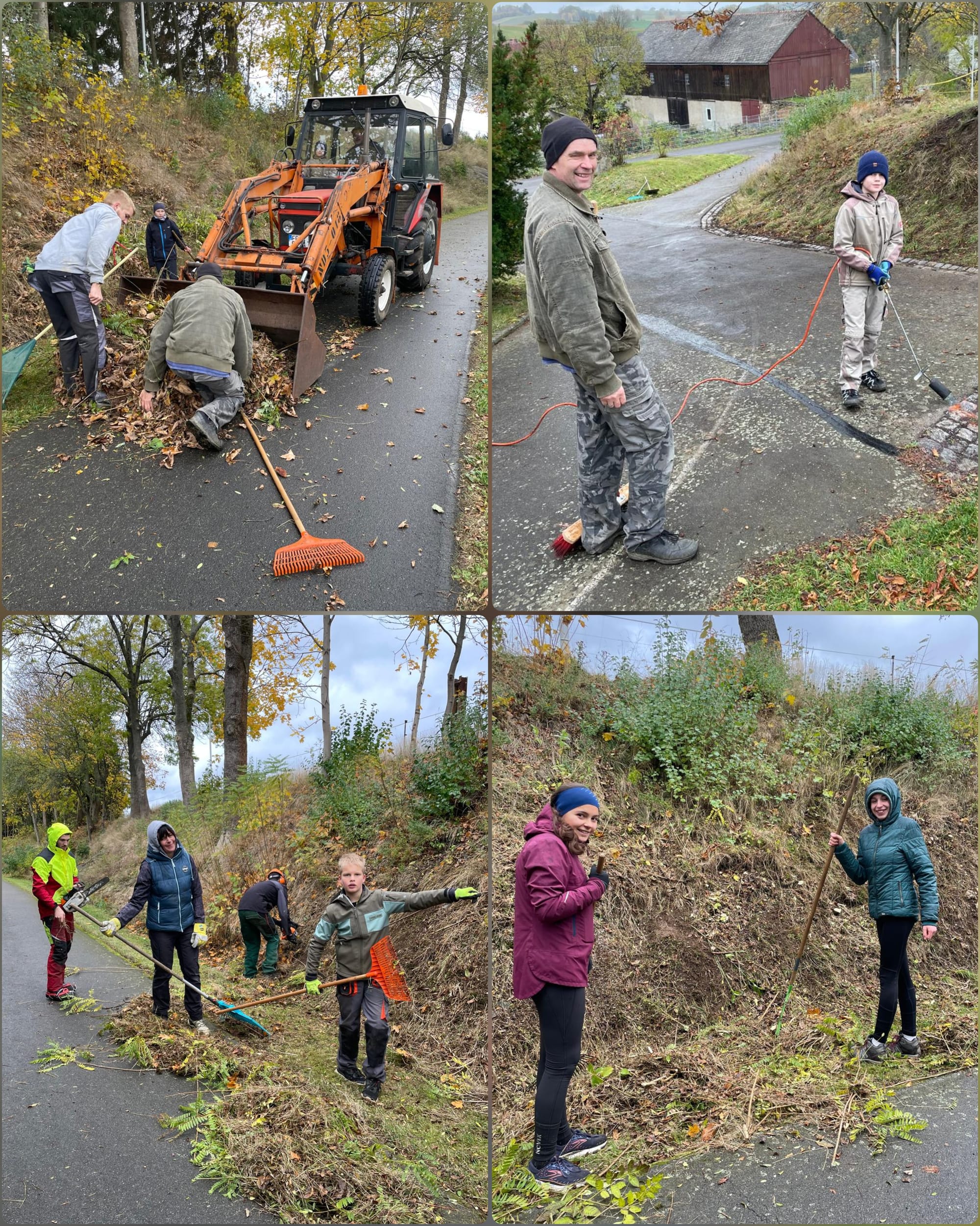 25.10.25 - Arbeitseinsatz auf unserer Rollerbahn