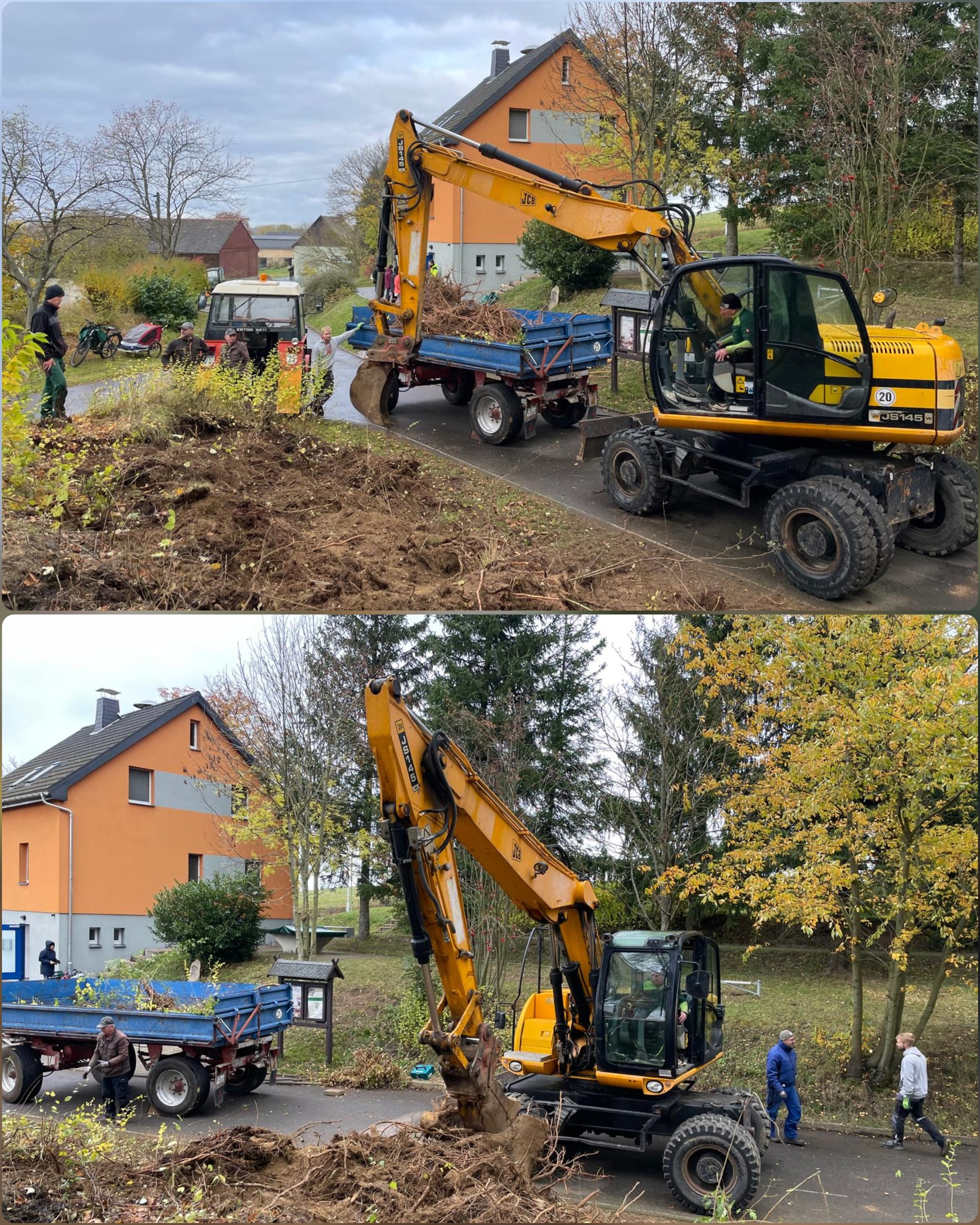 25.10.25 - Arbeitseinsatz auf unserer Rollerbahn