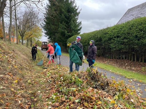 25.10.25 - Arbeitseinsatz auf unserer Rollerbahn